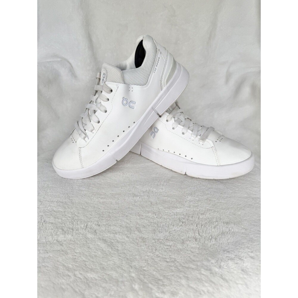 On Running Roger Advantage White Leather Sneakers Men’s US 8 EU39